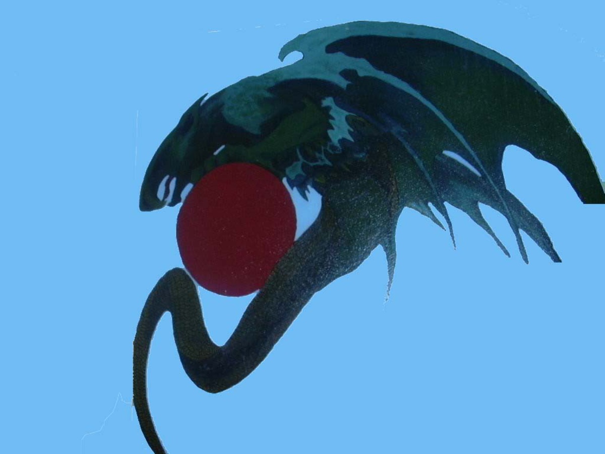 der drache - altes ujz - wallpainting der drache - altes ujz - wallpainting